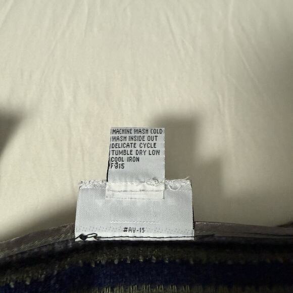 Vintage 90s Chenille Knit Sweater Plus 3X Striped Grunge Boxy Skater Masculine - Picture 7 of 10